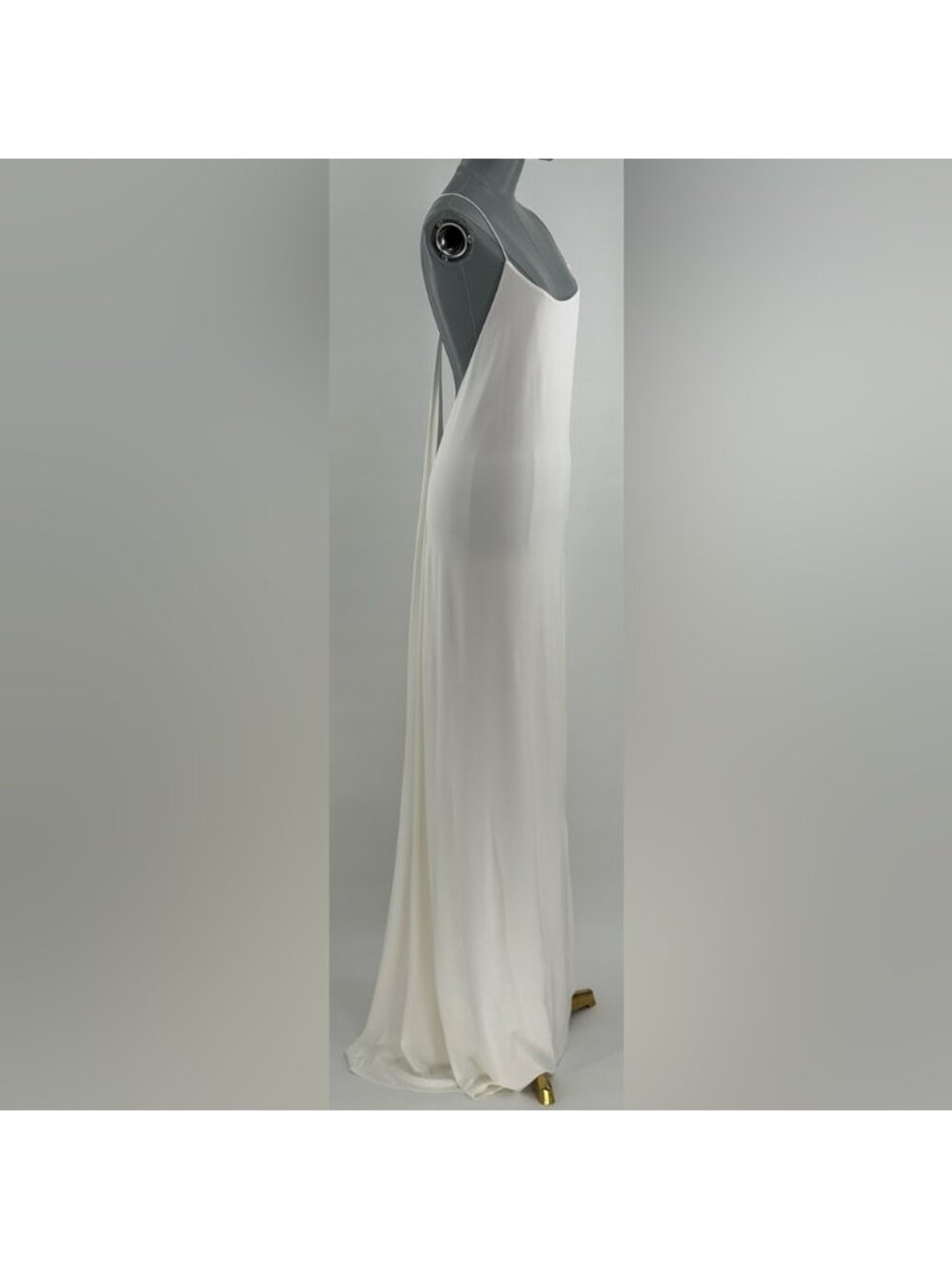 🆕 RAT & BOA 🧿 NWOT Amora Back Draped Jersey Dress, White - Sz S - Picture 9 of 15